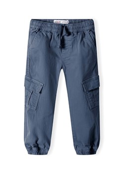 Spodnie niebieskie typu bojówki dla małego chłopca ze sklepu 5.10.15 w kategorii Spodnie chłopięce - zdjęcie 171546262