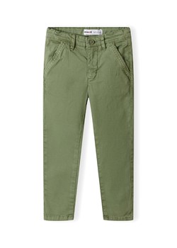 Zielone spodnie typu chino dla małego chłopca ze sklepu 5.10.15 w kategorii Spodnie chłopięce - zdjęcie 171546270