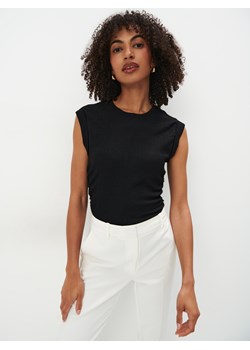 Mohito - Czarna bluzka - czarny ze sklepu Mohito w kategorii Bluzki damskie - zdjęcie 171546743