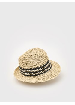 Reserved - Słomkowy kapelusz - kremowy ze sklepu Reserved w kategorii Czapki dziecięce - zdjęcie 171546874