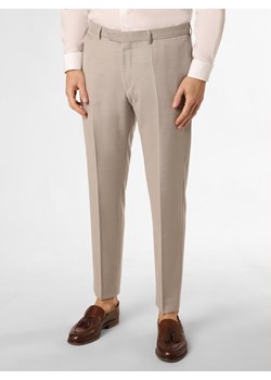 Strellson Spodnie - Kynd3 Mężczyźni Slim Fit beżowy wypukły wzór tkaniny ze sklepu vangraaf w kategorii Spodnie męskie - zdjęcie 171547500