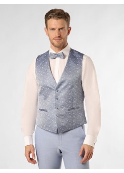 Wilvorst Męska kamizelka modułowa Mężczyźni Regular Fit jasnoniebieski wzorzysty ze sklepu vangraaf w kategorii Kamizelki męskie - zdjęcie 171547510