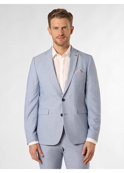 Finshley & Harding London Męska kurtka modułowa - Brixdon Mężczyźni Slim Fit jasnoniebieski jednolity ze sklepu vangraaf w kategorii Marynarki męskie - zdjęcie 171547511