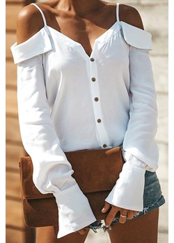 Koszula LOMIRDA WHITE ze sklepu Ivet Shop w kategorii Koszule damskie - zdjęcie 171548064