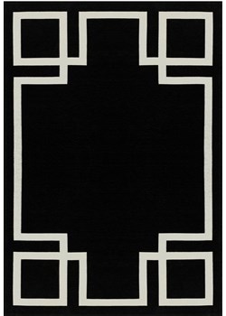 Dywan HAMPTON BLACK czarny do sypialni salonu 160x230 200x300 ze sklepu George Azzar w kategorii Dywany - zdjęcie 171548800