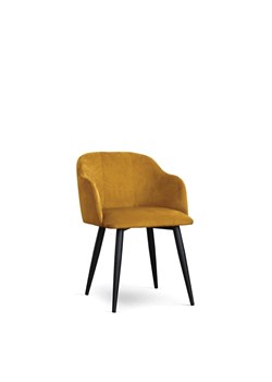 Krzesło kubełkowe MAGNEZ tapicerowane glamour welurowe ze sklepu George Azzar w kategorii Krzesła - zdjęcie 171548834