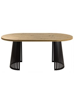 Stół Amalfi z blatem w kształcie owalu drewniany metalowe nogi nowoczesny ze sklepu George Azzar w kategorii Stoły - zdjęcie 171548982
