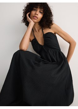 Reserved - Sukienka maxi z wiązaniem na szyi - czarny ze sklepu Reserved w kategorii Sukienki - zdjęcie 171549364