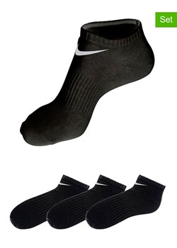 Nike Skarpety (3 pary) w kolorze czarnym ze sklepu Limango Polska w kategorii Skarpetki męskie - zdjęcie 171550700