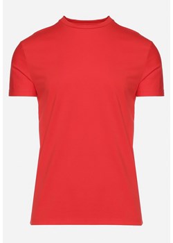 Czerwona Koszulka Bawełniana o Klasycznym Kroju Xloette ze sklepu Born2be Odzież w kategorii T-shirty męskie - zdjęcie 171551130