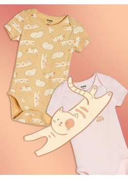 Sinsay - Body - różowy ze sklepu Sinsay w kategorii Body niemowlęce - zdjęcie 171552010