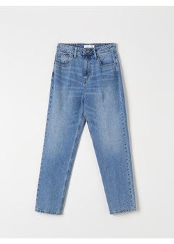 Sinsay - Jeansy high waist - niebieski ze sklepu Sinsay w kategorii Jeansy damskie - zdjęcie 171552070