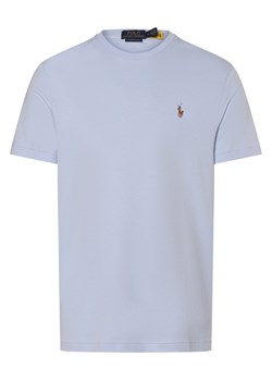 Polo Ralph Lauren T-shirt męski Mężczyźni Bawełna jasnoniebieski jednolity ze sklepu vangraaf w kategorii T-shirty męskie - zdjęcie 171552261