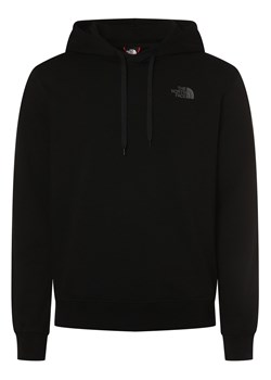 The North Face Męski sweter z kapturem Mężczyźni Bawełna czarny jednolity ze sklepu vangraaf w kategorii Bluzy męskie - zdjęcie 171552270