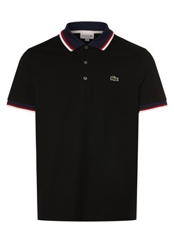 Lacoste Męska koszulka polo Mężczyźni Bawełna czarny jednolity ze sklepu vangraaf w kategorii T-shirty męskie - zdjęcie 171552273