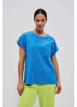 T-shirt damski z kieszonką ze sklepu 5.10.15 w kategorii Bluzki damskie - zdjęcie 171553493