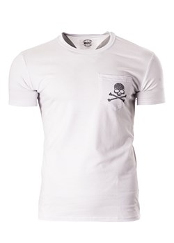 Męska koszulka T-873- biała ze sklepu Risardi w kategorii T-shirty męskie - zdjęcie 171554041