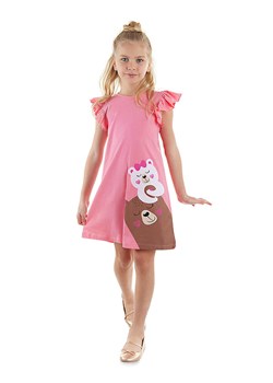 Denokids Sukienka &quot;Teddy Bear&quot; w kolorze różowym ze sklepu Limango Polska w kategorii Sukienki dziewczęce - zdjęcie 171555460