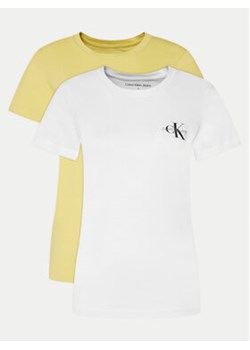Calvin Klein Jeans Komplet 2 t-shirtów J20J219734 Kolorowy Slim Fit ze sklepu MODIVO w kategorii Bluzki damskie - zdjęcie 171555931