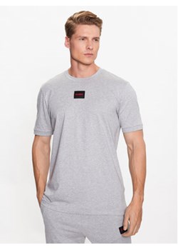 Hugo T-Shirt Diragolino212 50447978 Szary Regular Fit ze sklepu MODIVO w kategorii T-shirty męskie - zdjęcie 171556102