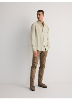 Reserved - Spodnie chino slim fit - brązowy ze sklepu Reserved w kategorii Spodnie męskie - zdjęcie 171556474