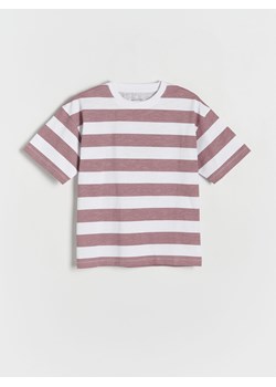 Reserved - T-shirt oversize - fioletowy ze sklepu Reserved w kategorii T-shirty chłopięce - zdjęcie 171556561