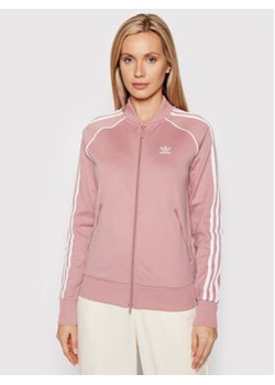 adidas Bluza Primeblue Sst Track HE9563 Różowy Standard Fit ze sklepu MODIVO w kategorii Bluzy damskie - zdjęcie 171556931