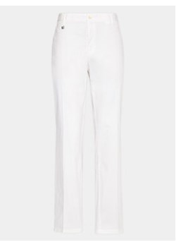 Boss Spodnie materiałowe 50488493 Biały Slim Fit ze sklepu MODIVO w kategorii Spodnie męskie - zdjęcie 171556961