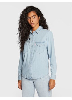 Levi's® Koszula jeansowa Essential Western 16786-0001 Niebieski Regular Fit ze sklepu MODIVO w kategorii Koszule damskie - zdjęcie 171557060