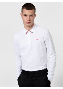 Hugo Polo Donol211 50442931 Biały Regular Fit ze sklepu MODIVO w kategorii T-shirty męskie - zdjęcie 171557084