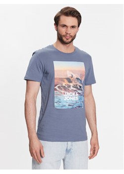 Jack&Jones T-Shirt Gem 12221007 Niebieski Regular Fit ze sklepu MODIVO w kategorii T-shirty męskie - zdjęcie 171557091