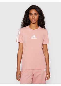 adidas Koszulka techniczna HD1790 Różowy Regular Fit ze sklepu MODIVO w kategorii Bluzki damskie - zdjęcie 171557100
