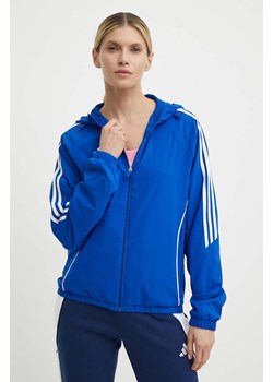 adidas Performance kurtka treningowa Tiro 24 kolor niebieski przejściowa IM8804 ze sklepu ANSWEAR.com w kategorii Kurtki damskie - zdjęcie 171558432