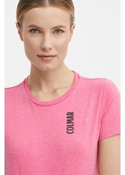 Colmar t-shirt damski kolor różowy ze sklepu ANSWEAR.com w kategorii Bluzki damskie - zdjęcie 171559071