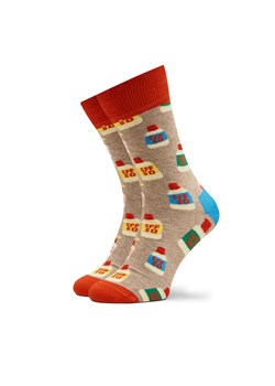 Skarpety wysokie unisex Happy Socks SPF01-3300 Kolorowy ze sklepu eobuwie.pl w kategorii Skarpetki damskie - zdjęcie 171559733