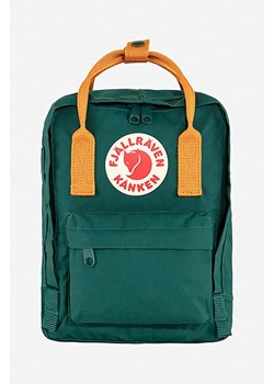 Fjallraven plecak Kanken Mini kolor zielony duży gładki F23561.667.206-206 ze sklepu PRM w kategorii Plecaki - zdjęcie 171559782