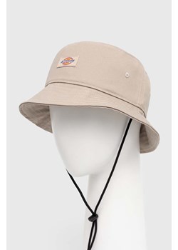 Dickies kapelusz bawełniany kolor beżowy bawełniany ze sklepu PRM w kategorii Kapelusze damskie - zdjęcie 171559820