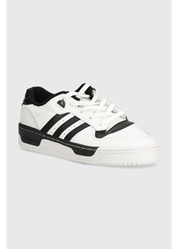 adidas Originals sneakersy skórzane Rivalry Low kolor biały IG1474 ze sklepu PRM w kategorii Buty sportowe damskie - zdjęcie 171560173