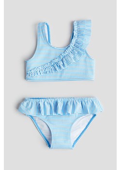 H & M - Kostium bikini z falbankami - Niebieski ze sklepu H&M w kategorii Stroje kąpielowe - zdjęcie 171560690