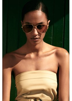 H & M - Okulary przeciwsłoneczne - Szary ze sklepu H&M w kategorii Okulary przeciwsłoneczne damskie - zdjęcie 171560722