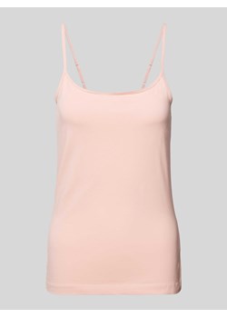 Top na ramiączkach w jednolitym kolorze ze sklepu Peek&Cloppenburg  w kategorii Bluzki damskie - zdjęcie 171560733