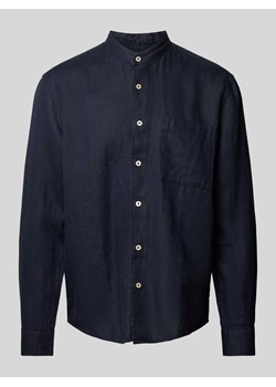 Koszula casualowa o kroju regular fit z lnu z kieszenią na piersi ze sklepu Peek&Cloppenburg  w kategorii Koszule męskie - zdjęcie 171560760