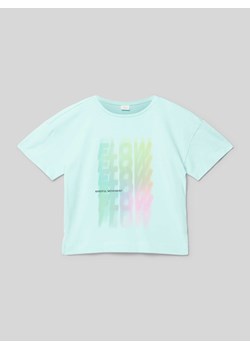T-shirt z nadrukowanym motywem ze sklepu Peek&Cloppenburg  w kategorii Bluzki dziewczęce - zdjęcie 171560831