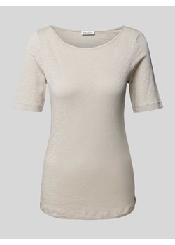 T-shirt w jednolitym kolorze z okrągłym dekoltem ze sklepu Peek&Cloppenburg  w kategorii Bluzki damskie - zdjęcie 171561004