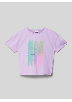 T-shirt z nadrukowanym motywem ze sklepu Peek&Cloppenburg  w kategorii Bluzki dziewczęce - zdjęcie 171561191