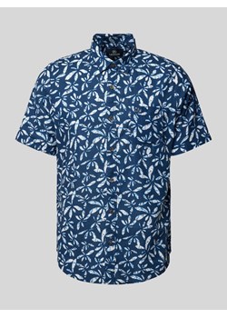 Koszula casualowa o kroju slim fit z nadrukiem na całej powierzchni ze sklepu Peek&Cloppenburg  w kategorii Koszule męskie - zdjęcie 171561323