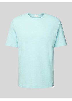 T-shirt z fakturowanym wzorem ze sklepu Peek&Cloppenburg  w kategorii T-shirty męskie - zdjęcie 171561442