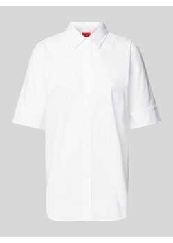 Bluzka koszulowa o kroju regular fit z rękawem o dł. 1/2 ze sklepu Peek&Cloppenburg  w kategorii Koszule damskie - zdjęcie 171561614