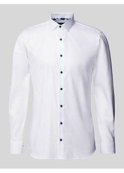 Koszula biznesowa o kroju super slim fit z kołnierzykiem typu kent model ‘Nick’ ze sklepu Peek&Cloppenburg  w kategorii Koszule męskie - zdjęcie 171561634