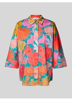 Bluzka koszulowa z wzorem na całej powierzchni ze sklepu Peek&Cloppenburg  w kategorii Koszule damskie - zdjęcie 171561754